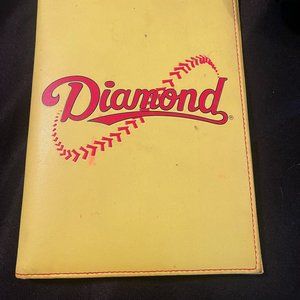 Softball Padfolio (Yellow) , 9.5" X 6" (110)